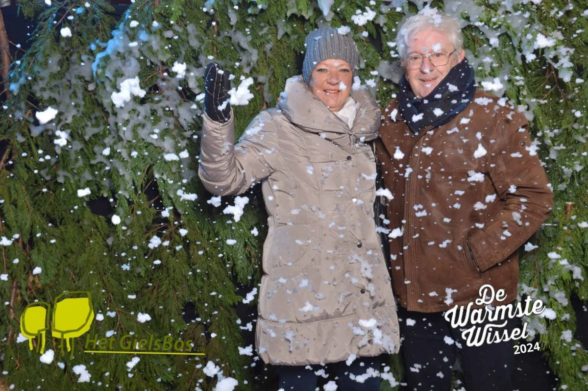 Photobooth op De Warmste Wissel 2024 foto Flitsbooth Fotobooth huren Kasterlee