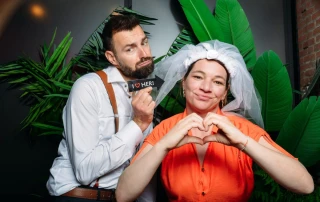 Trouwfeest Bruiloft photobooth huren in Geel Flitsbooth